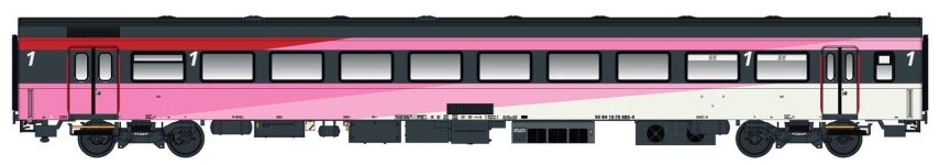 LS Models LS44055-2 - H0 - Personenwagen 1. Kl.  FYRA Wagen 22, NS, Ep. VI